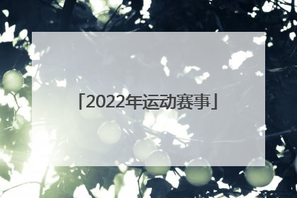 「2022年运动赛事」2022年陕西运动赛事